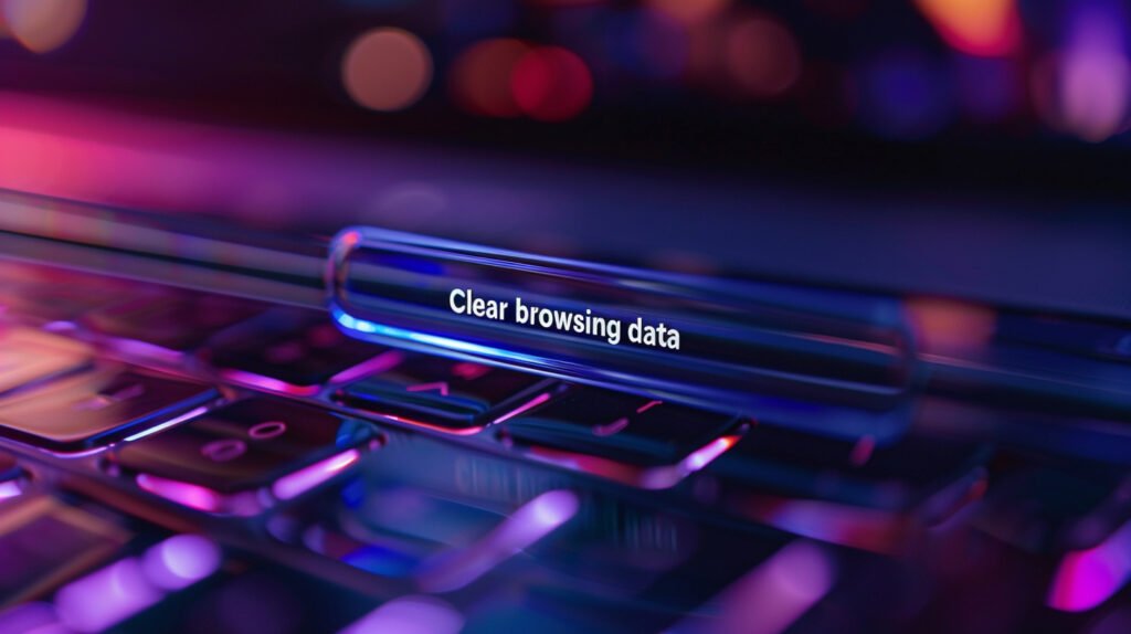 Clear browsing data