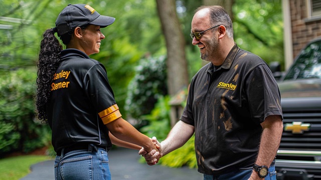 A-Stanley-Steemer-technician-shaking-hands-with-a-happy-customer