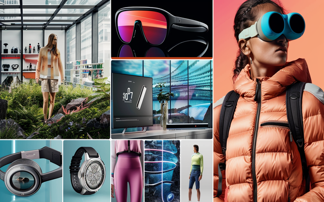 A collage showcasing diverse JCPenney products, including fashion, tech, and fitness gear.