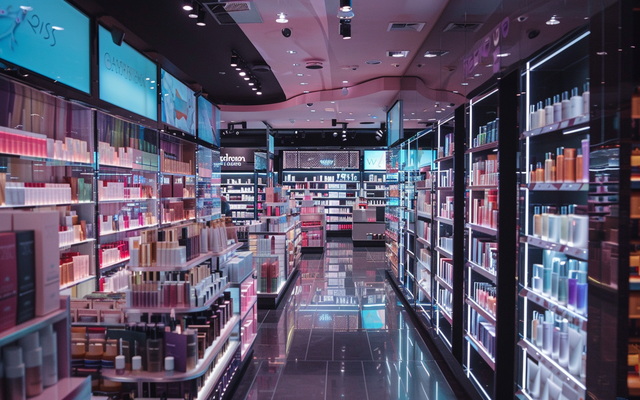 A diverse selection of beauty brands available at Sephora, catering to various budgets and preferences.