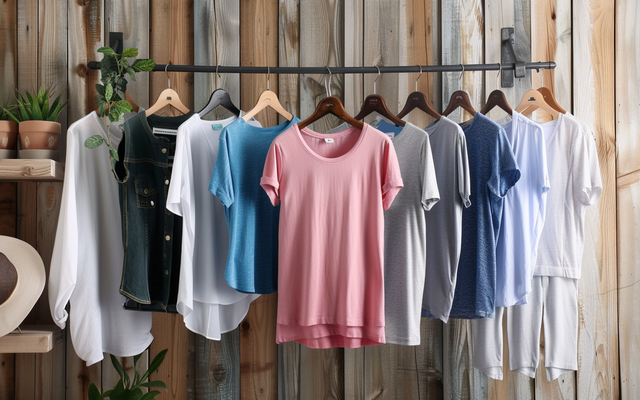 American Eagle women's t-shirts in a variety of styles and colors.