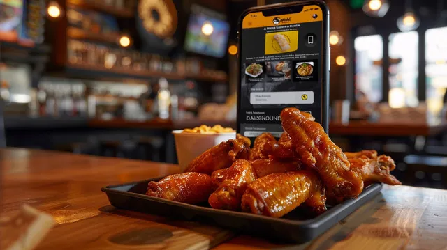 Buffalo Wild Wings app displaying an exclusive deal