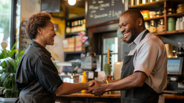 Building rapport with a business owner through genuine conversation