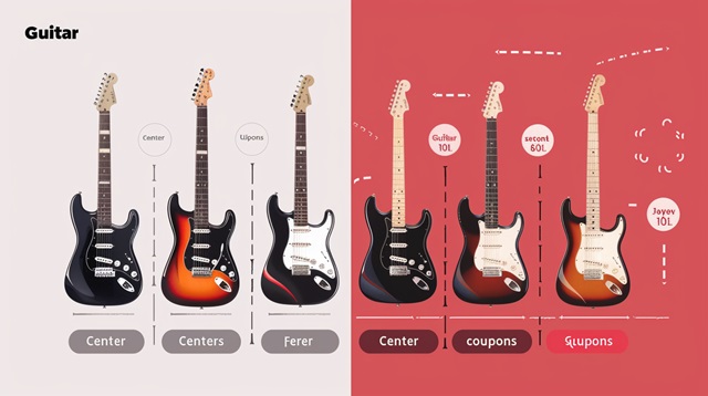 Comparison of Guitar Center coupon types