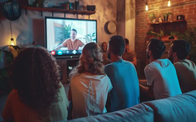 Friends and family enjoying YouTube TV together, highlighting the benefits of sharing a subscription