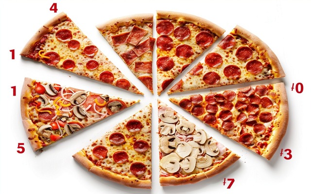 Illustration: Little Caesars pizza sliced