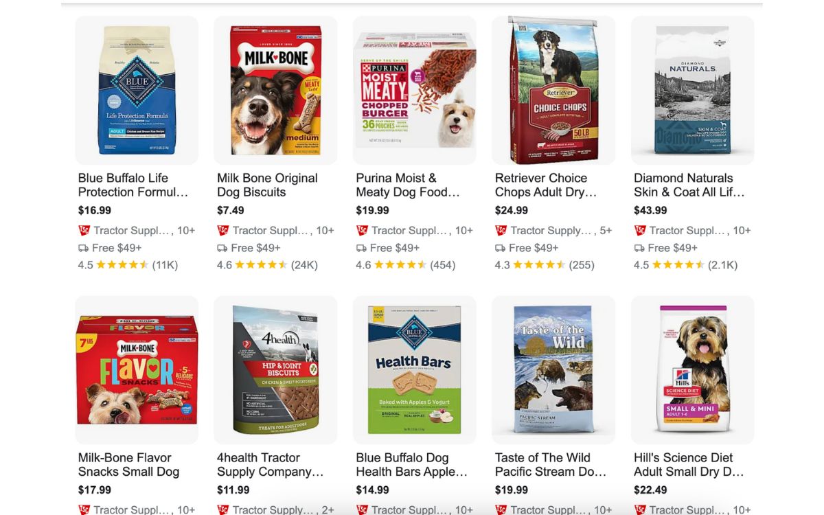 Pet Food and Treats