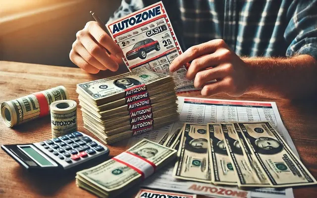 Stacking AutoZone coupons for maximum savings.