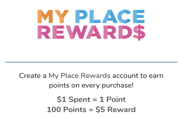 The Children's Place My Place Rewards