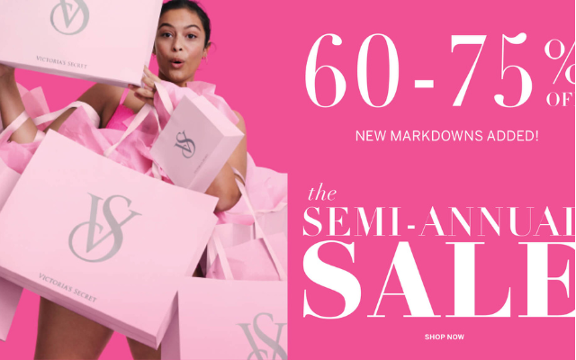 Victoria's Secret Semi-Annual Sale promotional image