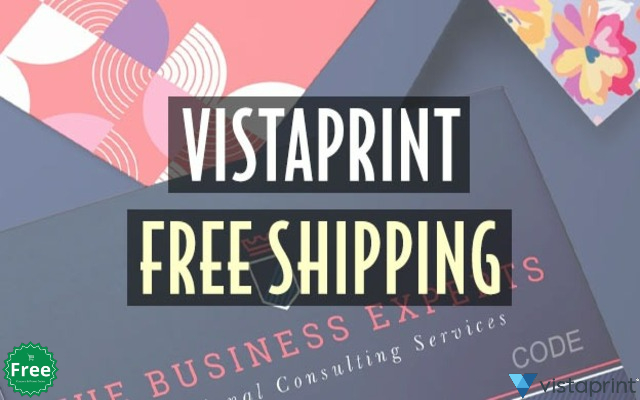 VistaPrint free shipping offer