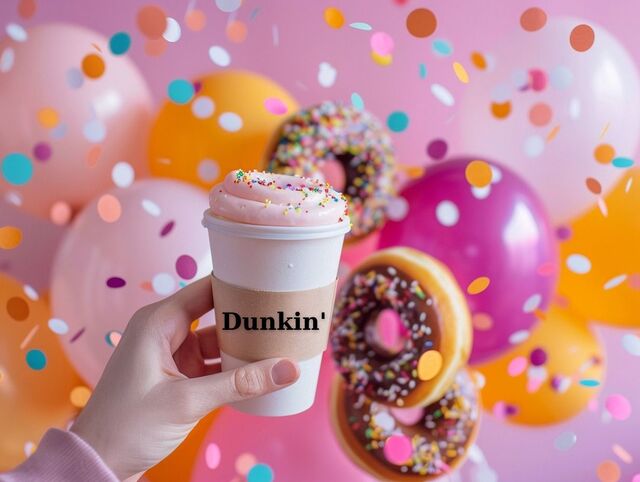 illustration:Celebrating Dunkin' savings with promo codes