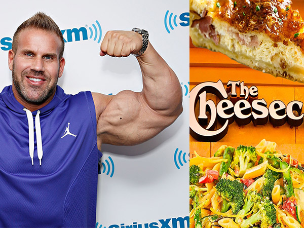 Jay Cutler's Cheesecake Factory Meal