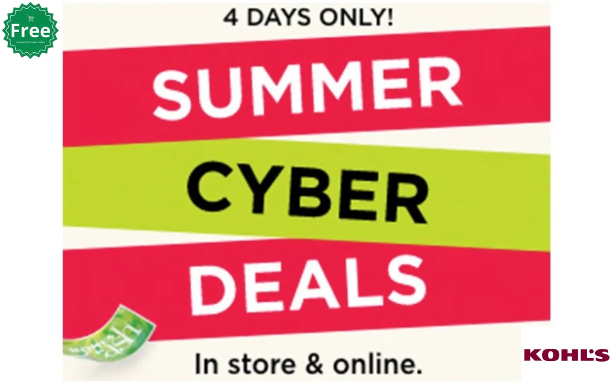 Kohl's Summer Cyber Deals