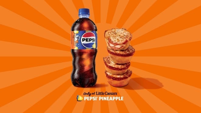 Pepsi Pineapple is back in Little Caesars store.